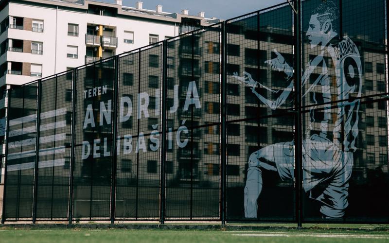 Partizan svečano otvorio teren Andrija Delibašić